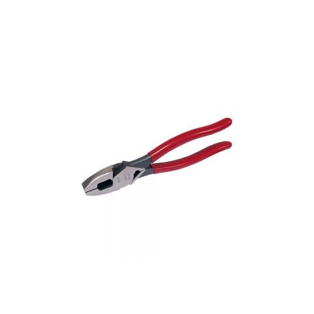 PINZA PARA ELECTRICISTA URREA 259GHL ALTA PALANCA CON PONCHA TERMINALES 9-5/16”