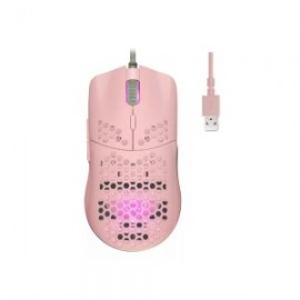 MOUSE GAME FACTOR VORAGO MOG601-PK ALAMBRICO ROSA