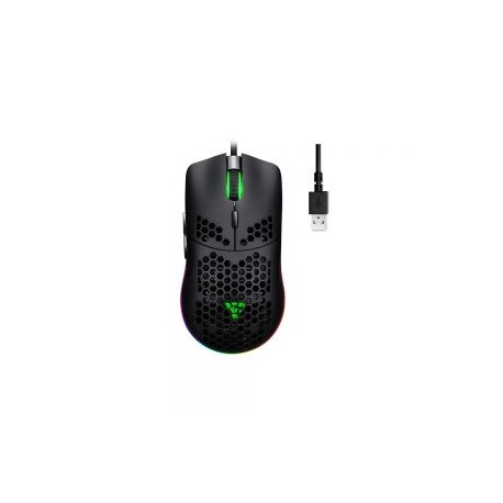 MOUSE GAME FACTOR VORAGO MOG601-BK ALAMBRICO NEGRO