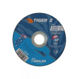 DISCO DE CORTE WEILER TIGER Z 56104 TIPO 1 Z46T DE 4-1/2”X1/16”X 7/8”