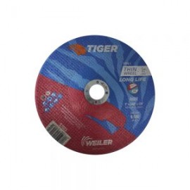 DISCO DE CORTE WEILER TIGER 57023 GRANO 60 TIPO 1 A60T DE 7” X .060” X 7/8”