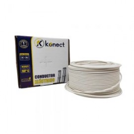 CABLE ELECTRICO CCA UNIPOLAR KONECT 12X100 METROS BLANCO