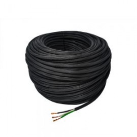 CABLE ELECTRICO CCA USO RUDO KONECT 3X18 50 METROS NEGRO