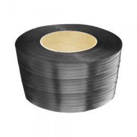 ROLLO DE FLEJE DE PLASTICO NEGRO 3/8? C-20 PARA FLEJADORA SEMI AUTOMATICA