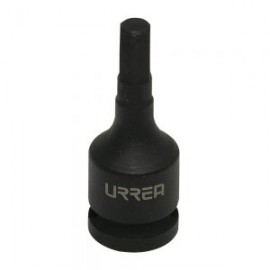 DADO DE IMPACTO URREA 7290-1/4 CON PUNTA HEXAGONAL EN PULGADAS CUADRO DE 3/ 8” 1/4”