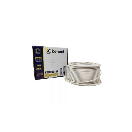 CABLE ELECTRICO CCA UNIPOLAR KONECT 12X100 METROS BLANCO