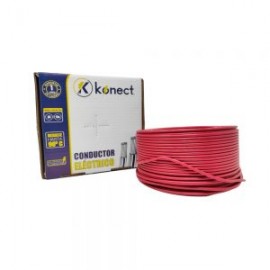 CABLE ELECTRICO CCA UNIPOLAR KONECT 12X100 METROS ROJO