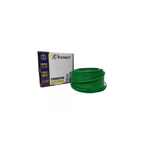 CABLE ELECTRICO CCA UNIPOLAR KONECT 12X100 METROS VERDE