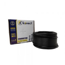 CABLE ELECTRICO CCA UNIPOLAR KONECT 12X100 METROS NEGRO