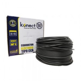 CABLE ELECTRICO CCA UNIPOLAR KONECT 12X90 METROS NEGRO