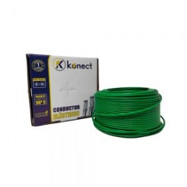 CABLE ELECTRICO CCA UNIPOLAR KONECT 12X100 METROS VERDE