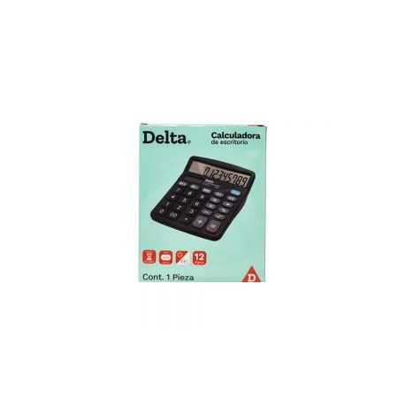 CALCULADORA DE ESCRITORIO BARRILITO DELTA 7807CDE 12 DIGITOS