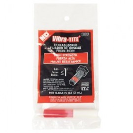 FIJADOR DE CUERDA RESISTENCIA PERMANENTE VIBRATITE 13102 2ML ROJO