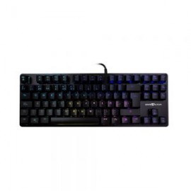 TECLADO MECANICO VORAGO KBG500-RD USB NEGRO TKL GAME FACTOR