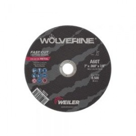 DISCO DE CORTE WEILER WOLVERINE 56275W TIPO 1 A60T 7” X .045” X 7/8”