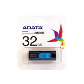 MEMORIA USB ADATA C008 NEGRO CON AZUL 32 GIGABYTES