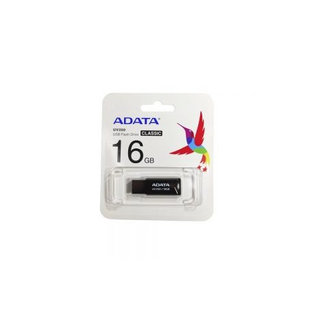 MEMORIA USB ADATA CLASSIC UV250 PLATA 16 GIGABYTES